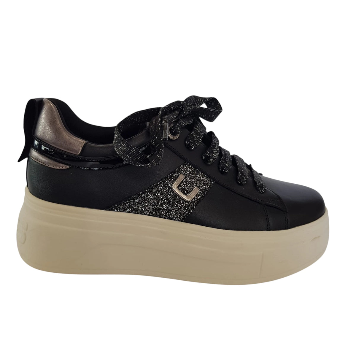 Paciotti 4US sneakers donna nera www.offidani.it