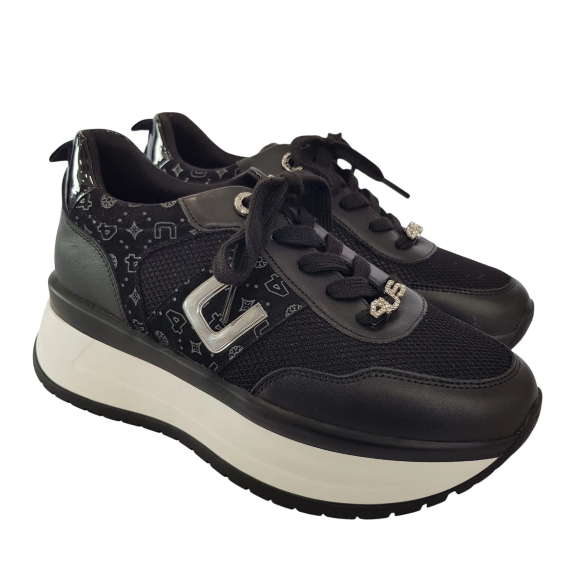 Paciotti 4US sneakers donna nera www.offidani.it
