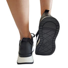 Paciotti 4US sneakers donna nera www.offidani.it