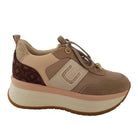 Paciotti 4US sneakers donna beige www.offidani.it