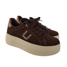 Paciotti 4US sneakers donna camoscio marrone www.offidani.it