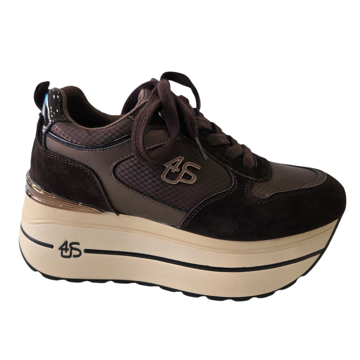Paciotti 4US sneakers donna marrone www.offidani.it