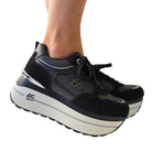 Paciotti 4US sneakers donna camoscio nero www.offidani.it