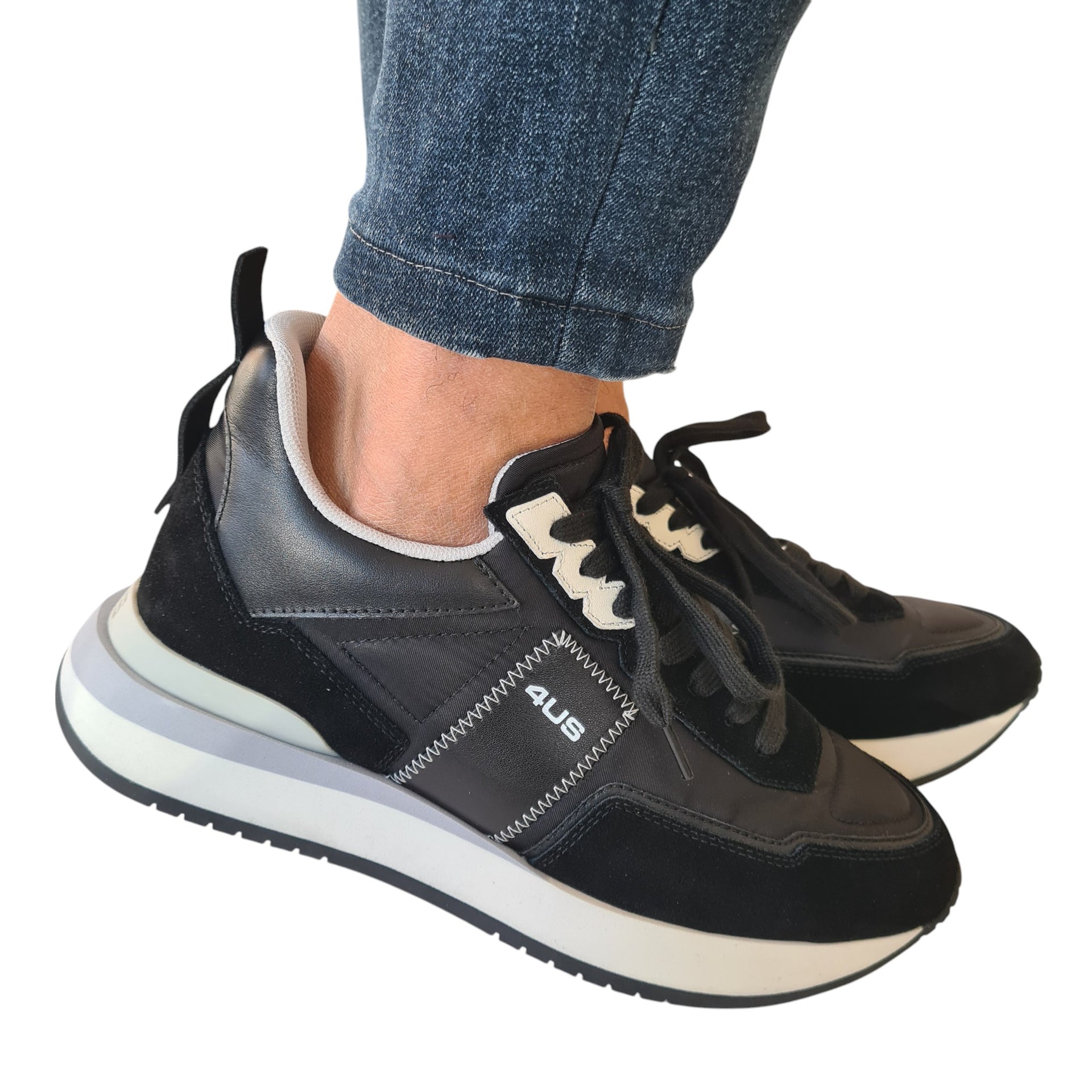 Cesare Paciotti 4US Sneakers Uomo Nero – Offidani