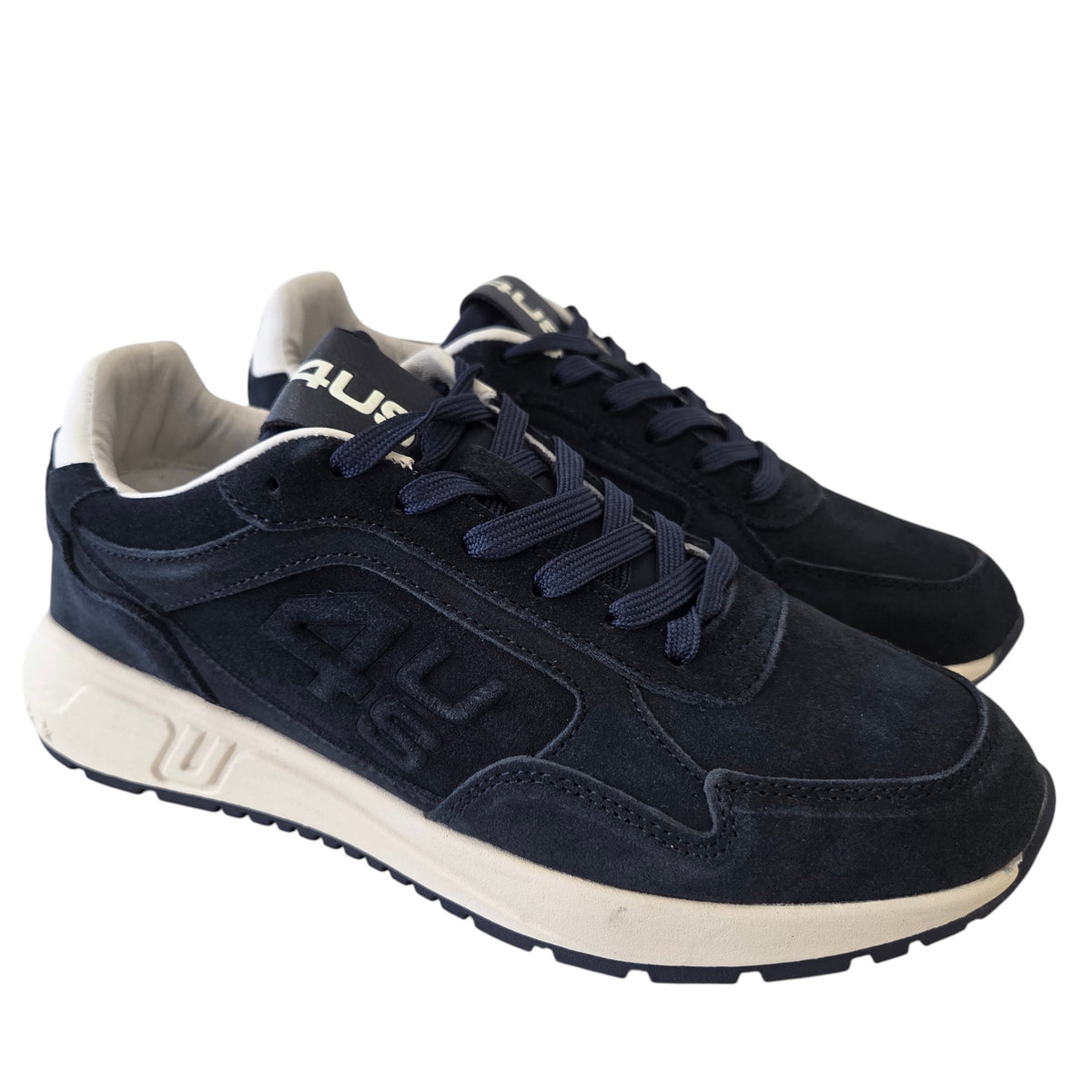 Paciotti 4US sneakers uomo camoscio blu' www.offidani.it