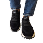 Paciotti 4US sneakers uomo camoscio nero www.offidani.it