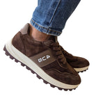 Paciotti 4US sneakers uomo camoscio marrone www.offidani.it