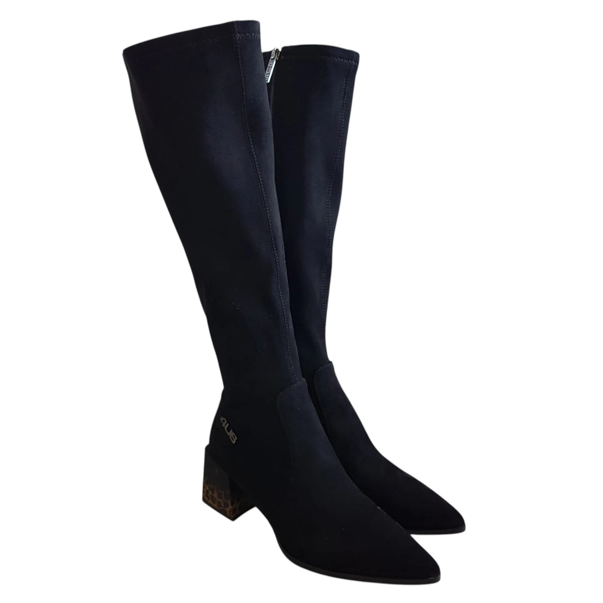 Paciotti 4US stivale donna camoscio nero www.offidani.it