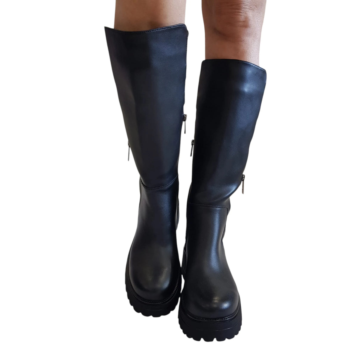 Paciotti 4US stivale donna pelle nero www.offidani.it