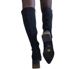 Paciotti 4US stivale donna camoscio nero www.offidani.it