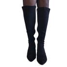 Paciotti 4US stivale donna camoscio nero www.offidani.it