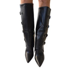Paciotti 4US stivale donna pelle nero www.offidani.it