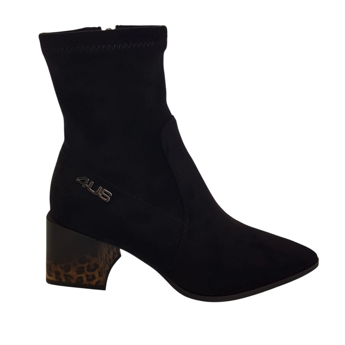 Paciotti 4US stivaletto donna camoscio nero www.offidani.it