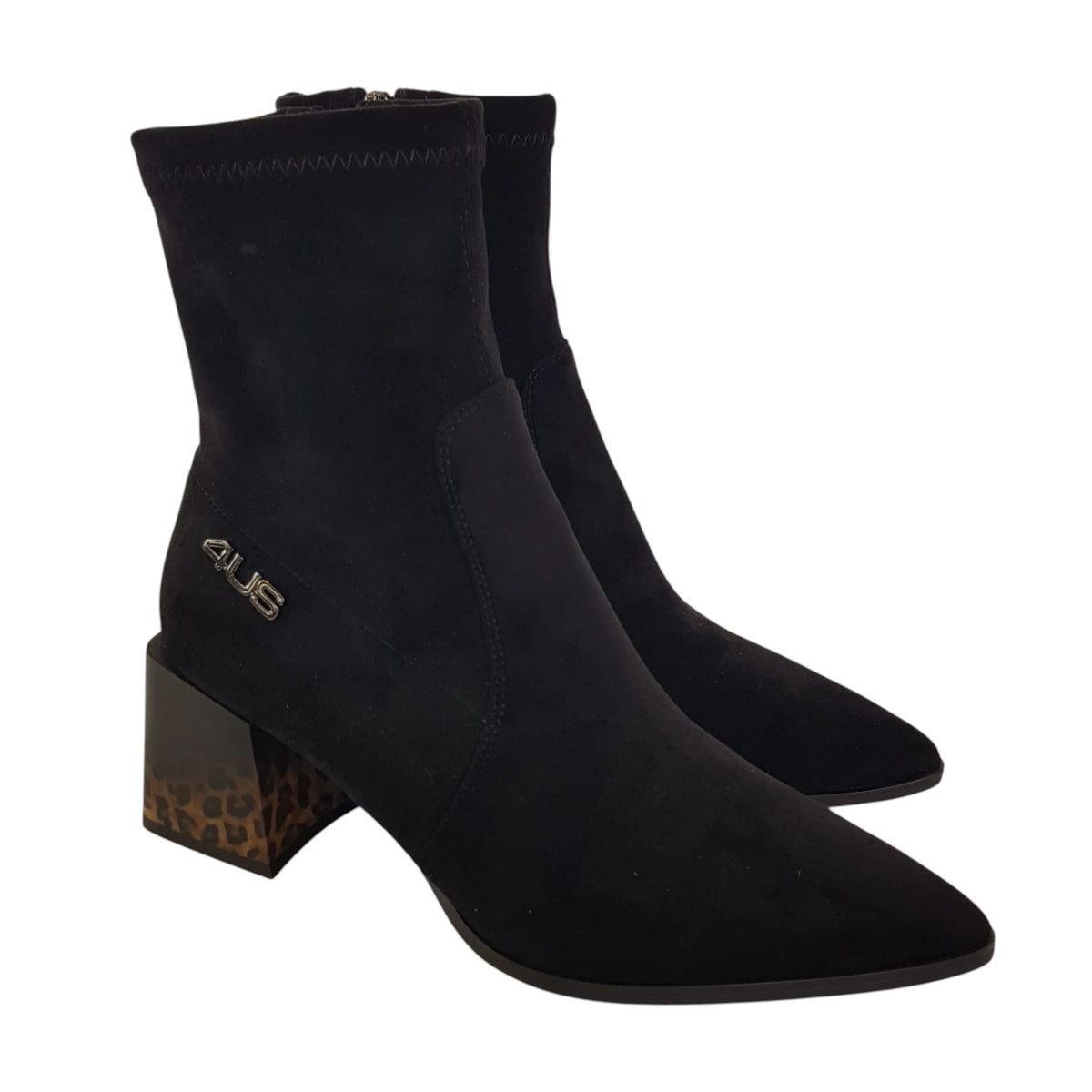 Paciotti 4US stivaletto donna camoscio nero www.offidani.it