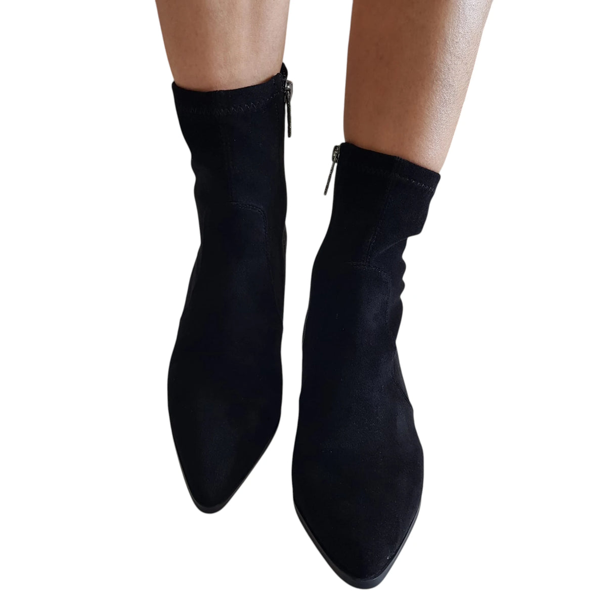 Paciotti 4US stivaletto donna camoscio nero www.offidani.it
