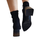 Paciotti 4US stivaletto donna camoscio nero www.offidani.it