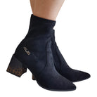 Paciotti 4US stivaletto donna camoscio nero www.offidani.it