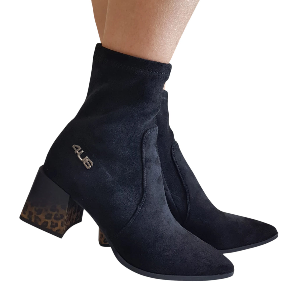 Paciotti 4US stivaletto donna camoscio nero www.offidani.it