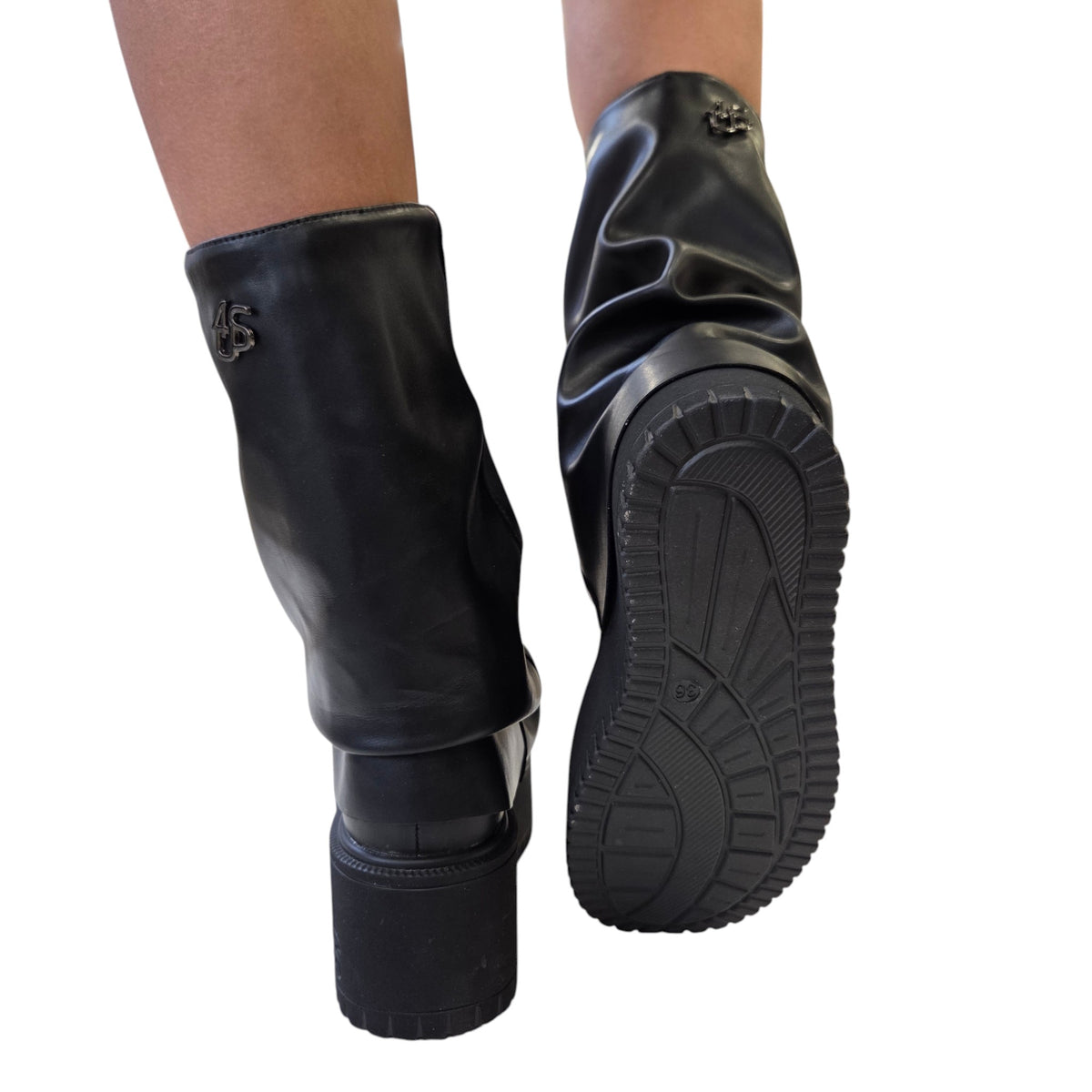 Paciotti 4US stivale donna pelle nero www.offidani.it
