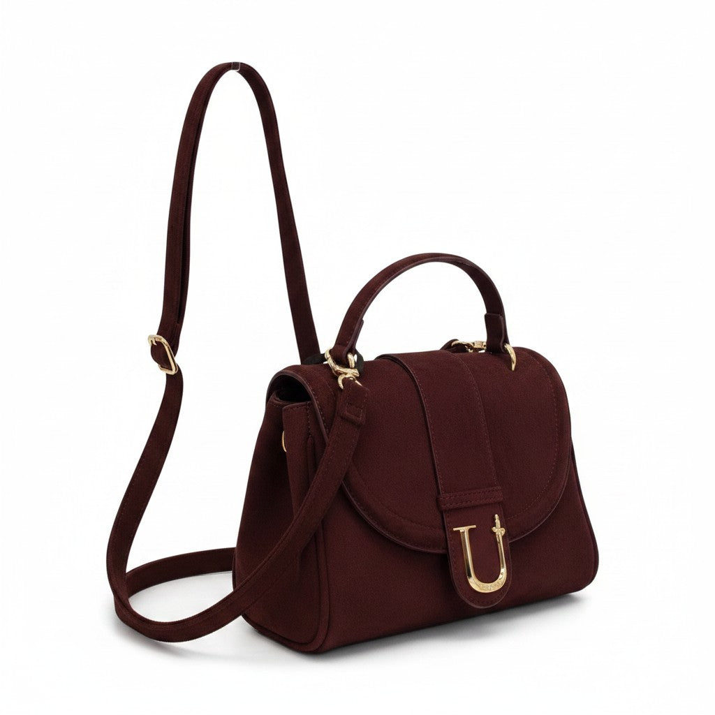 Paciotti 4US borsa donna camoscio marrone www.offidani.it