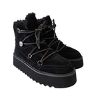 Pinko stivaletto donna suede nero www.offidani.it