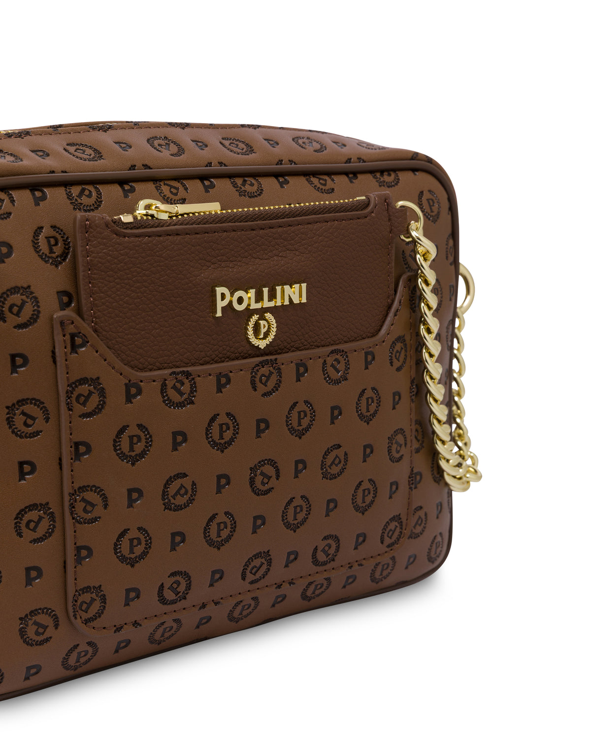 Pollini borsa a Tracolla Heritage marrone www.offidani.it