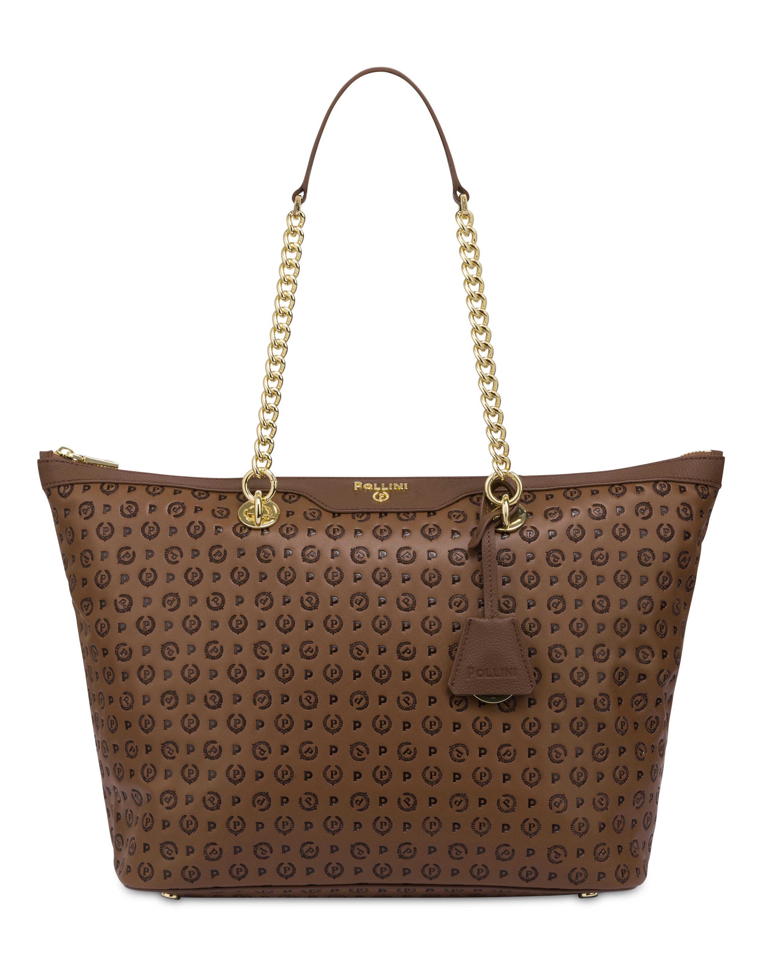 Pollini borsa shopping Heritage marrone www.offidani.it