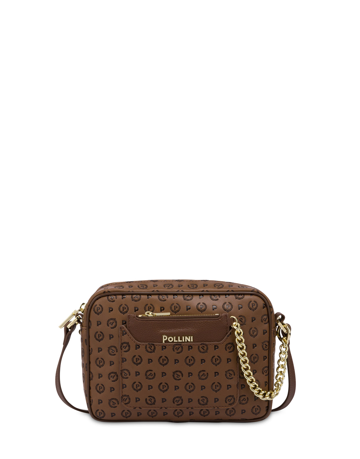 Pollini borsa a Tracolla Heritage marrone www.offidani.it