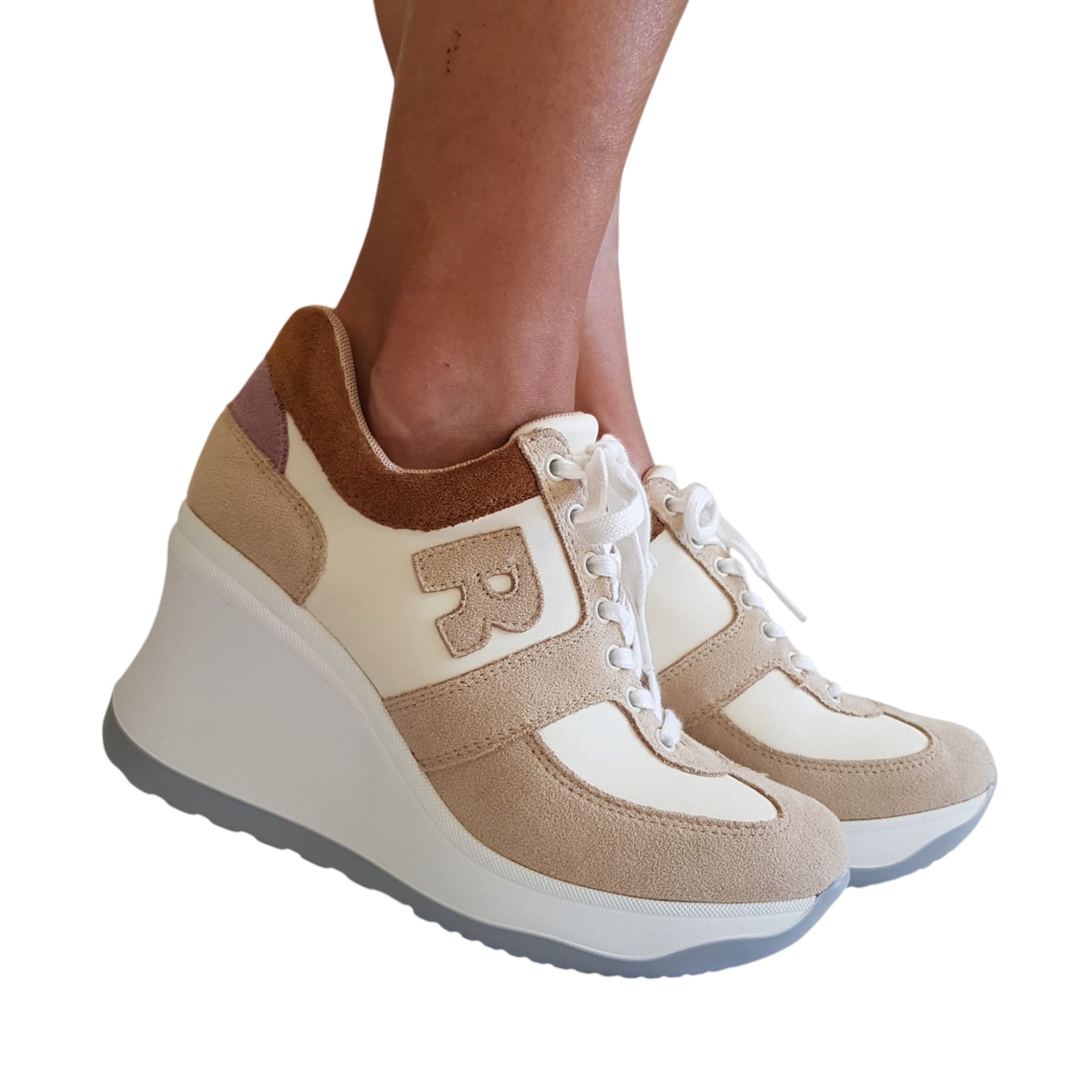 Serraje Beige Polacchini Pelle Donna Rucoline Sneakers Donna Pelle