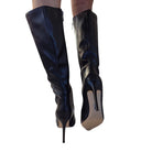 Steve Madden stivale donna pelle nero www.offidani.it