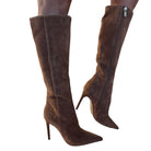 Steve Madden stivale donna camoscio castagna www.offidani.it