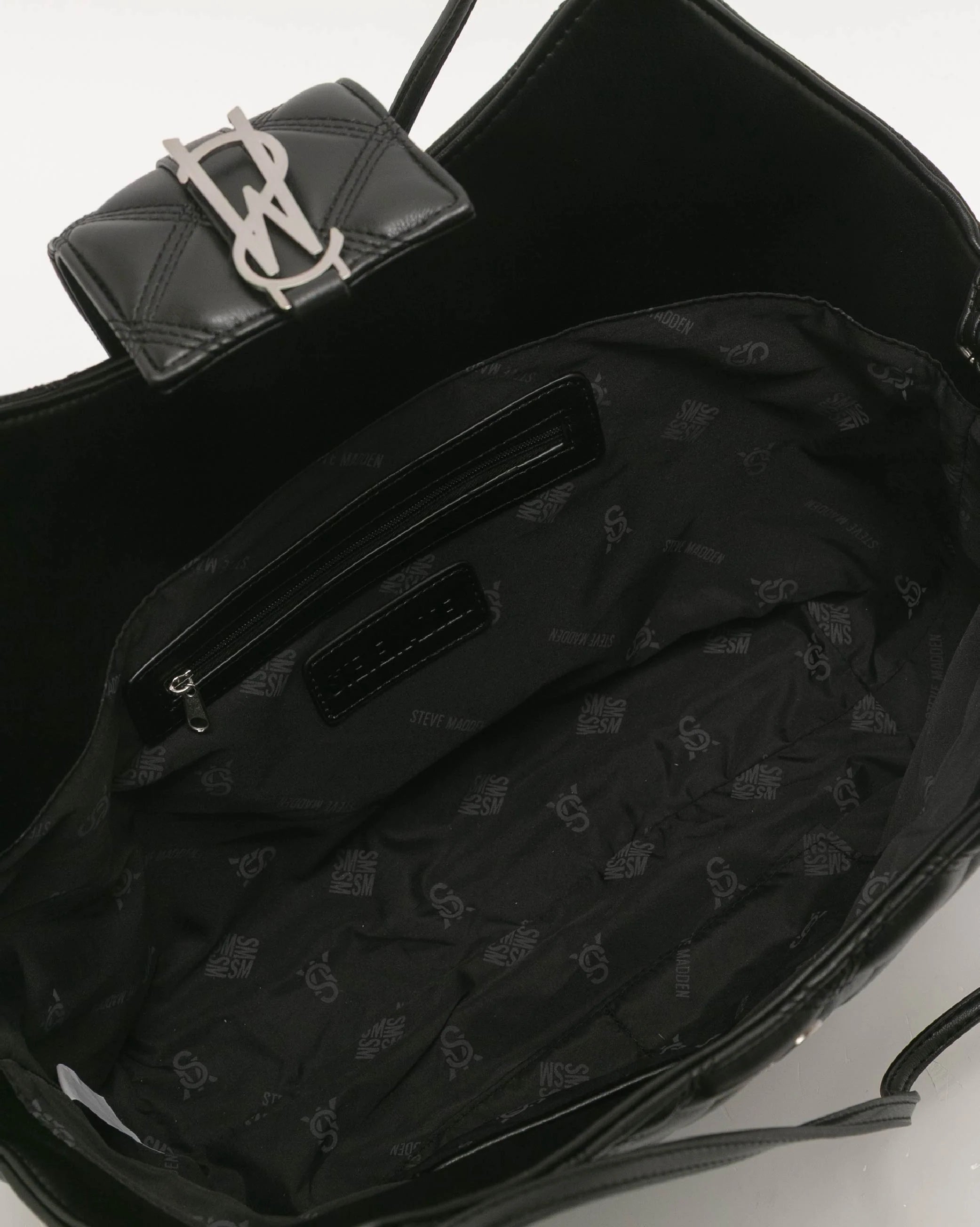 Steve Madden borsa donna nera www.offidani.it