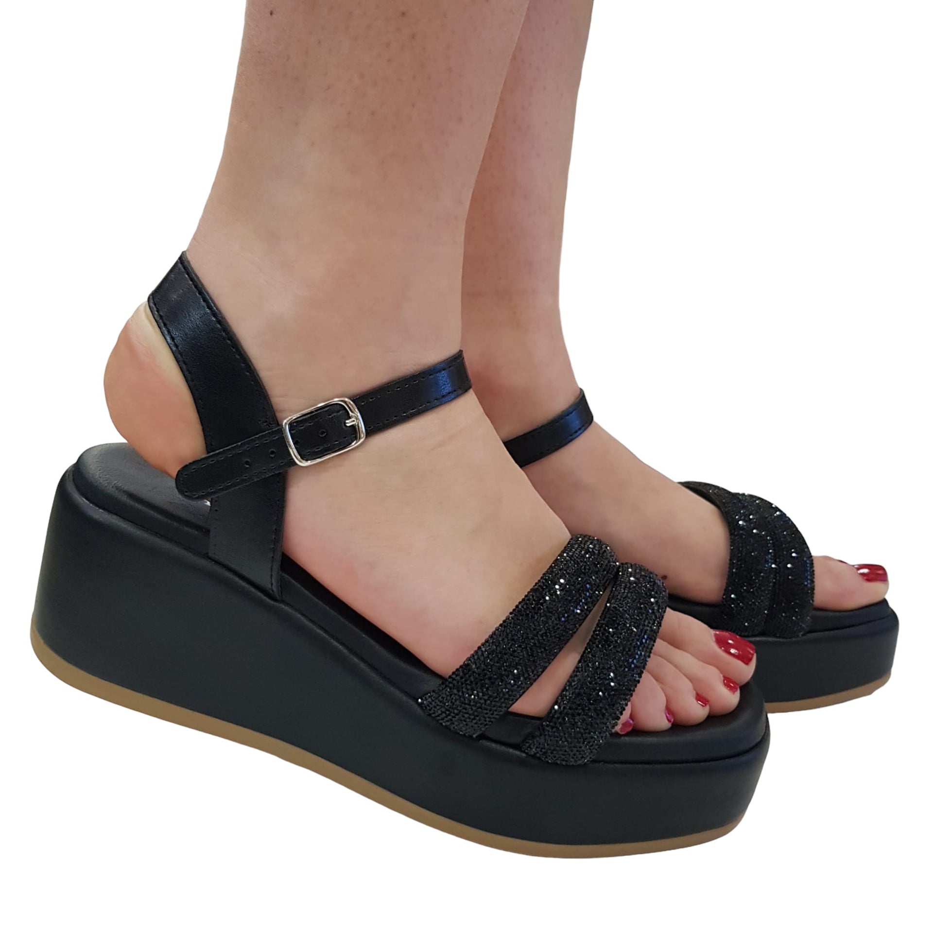 SOFIA MARE Sandali Donna - Nero modello 11963 11963 SOFIA MARE Sandali Donna - Nero modello 11963 11963