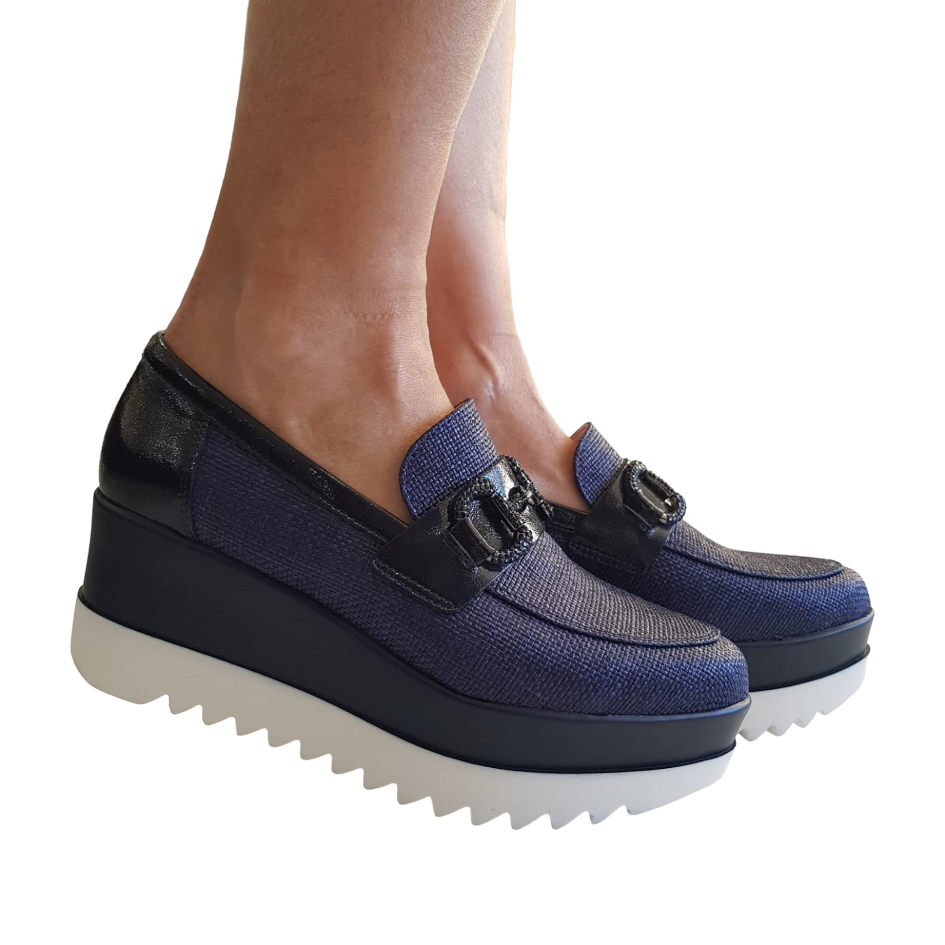 Lorenzo Mari Mocassino Donna Blu – Offidani